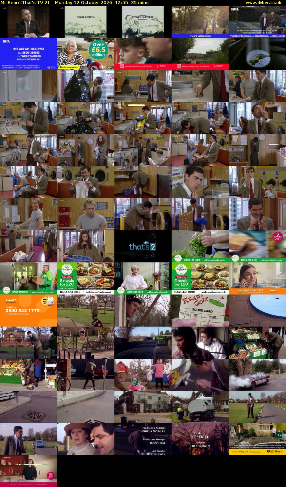 Mr Bean (That's TV 2) Monday 12 October 2026 12:55 - 13:30