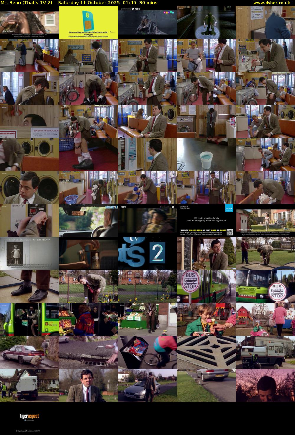 Mr. Bean (That's TV 2) Saturday 11 October 2025 01:45 - 02:15