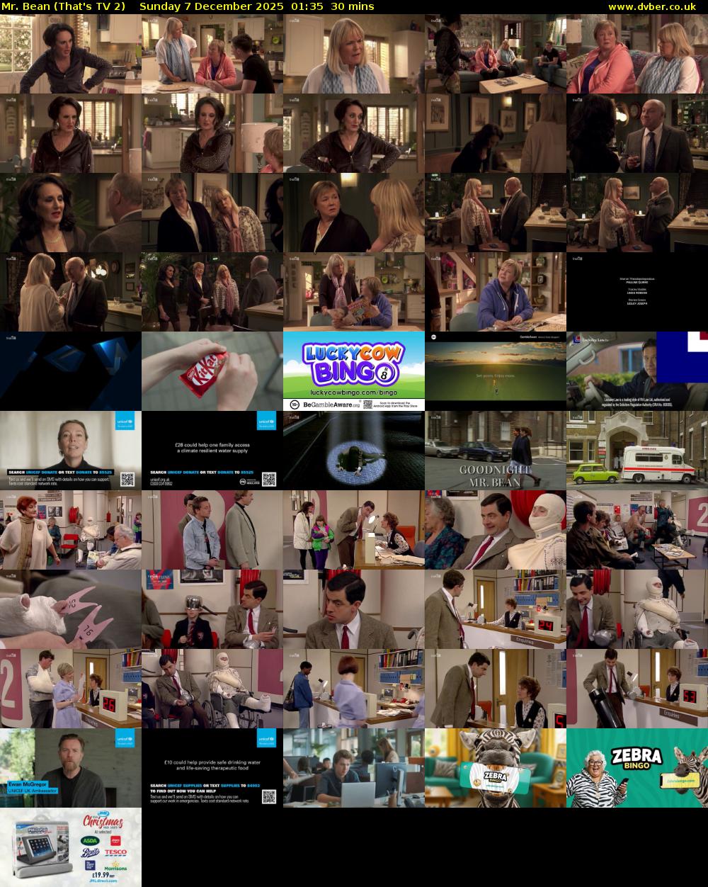 Mr. Bean (That's TV 2) Sunday 7 December 2025 01:35 - 02:05