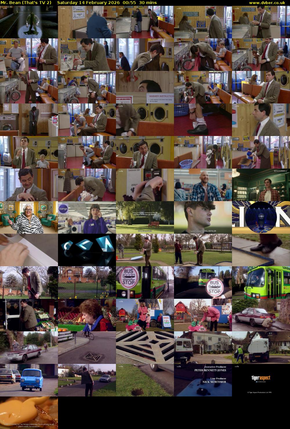 Mr. Bean (That's TV 2) Saturday 14 February 2026 00:55 - 01:25