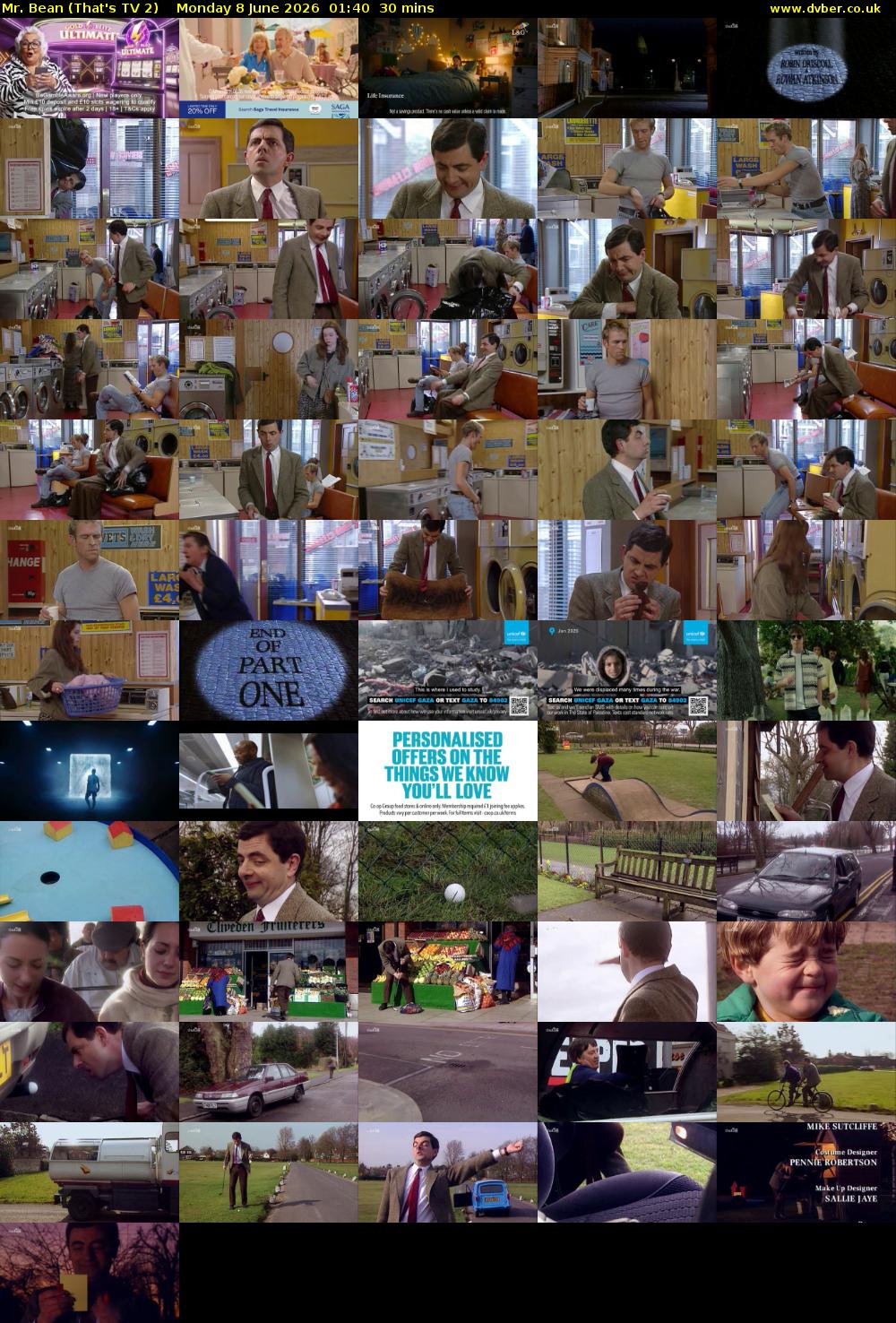 Mr. Bean (That's TV 2) Monday 8 June 2026 01:40 - 02:10