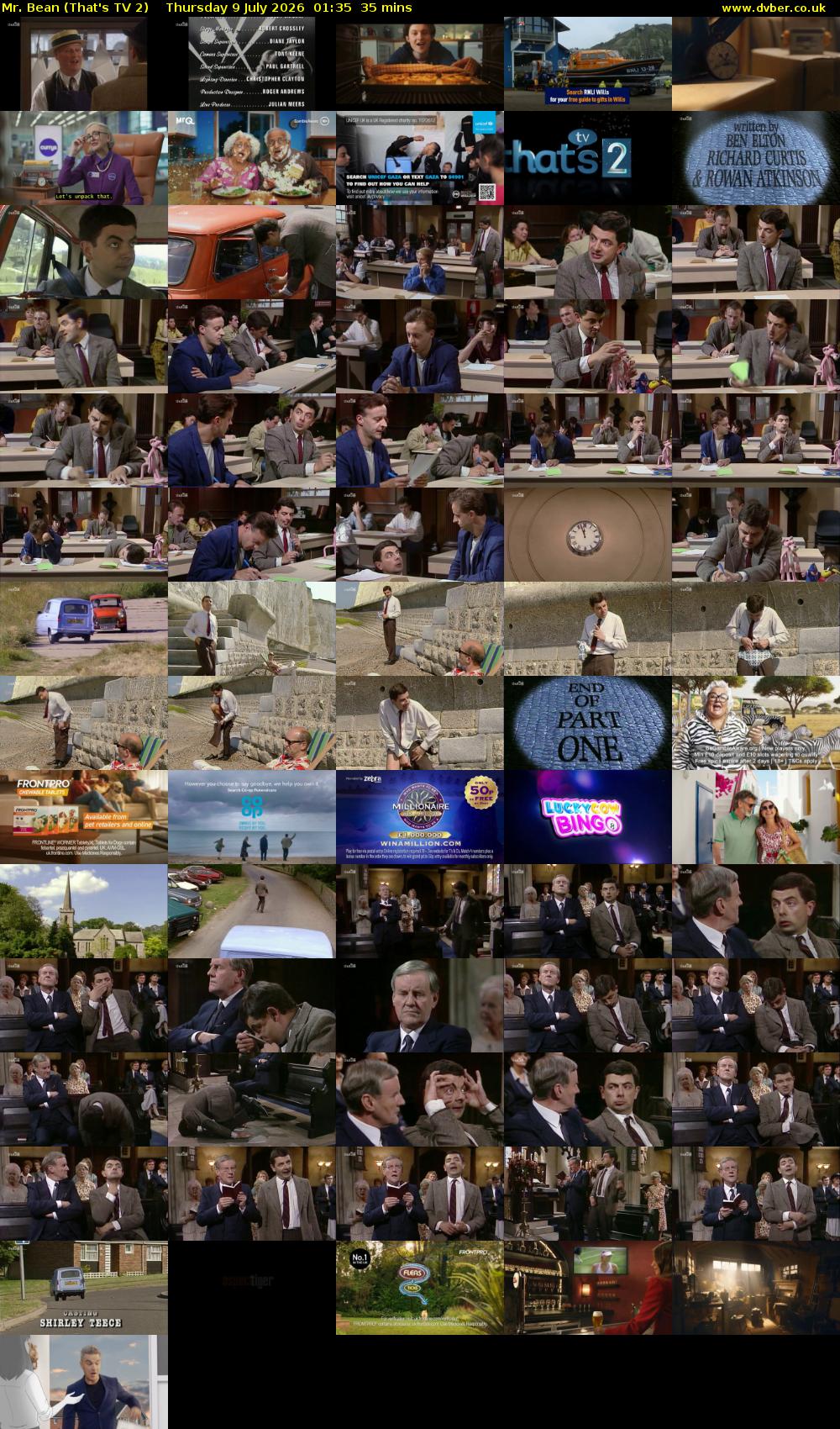 Mr. Bean (That's TV 2) Thursday 9 July 2026 01:35 - 02:10
