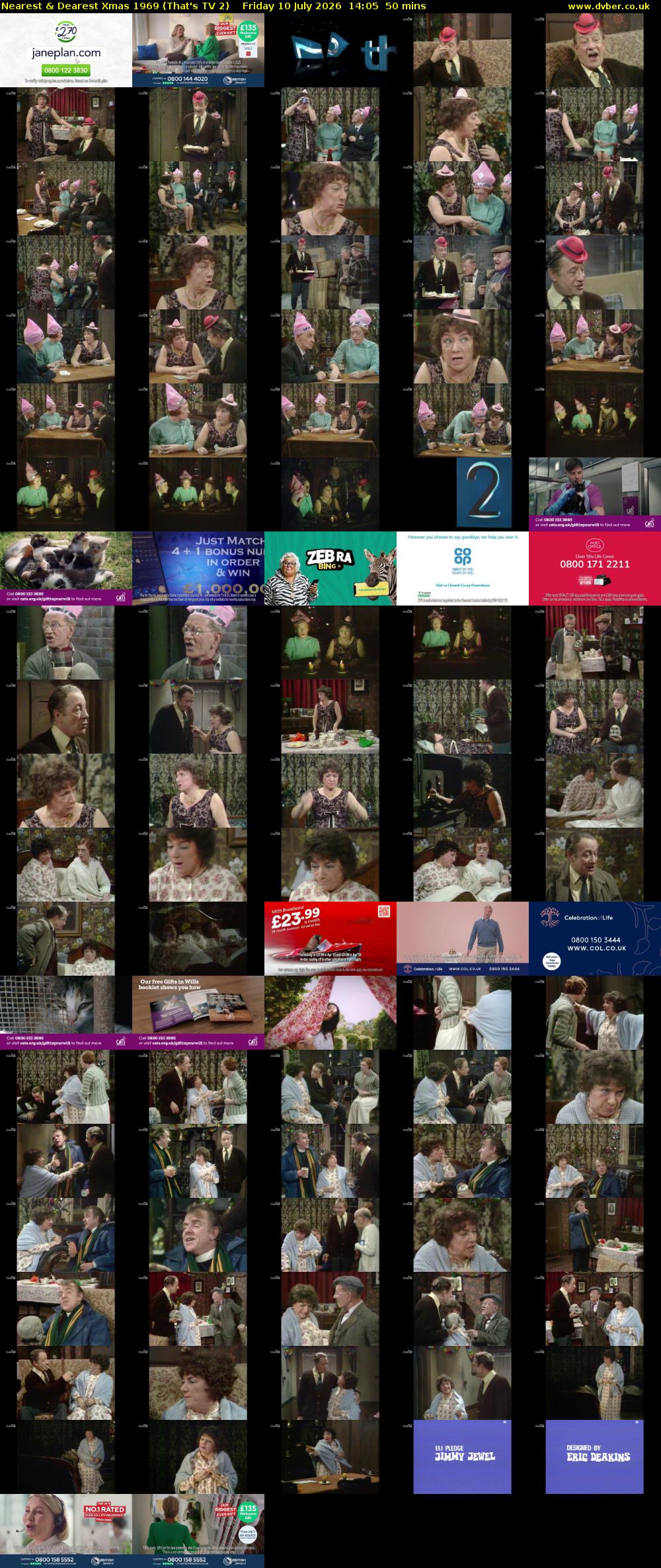 Nearest & Dearest Xmas 1969 (That's TV 2) Friday 10 July 2026 14:05 - 14:55