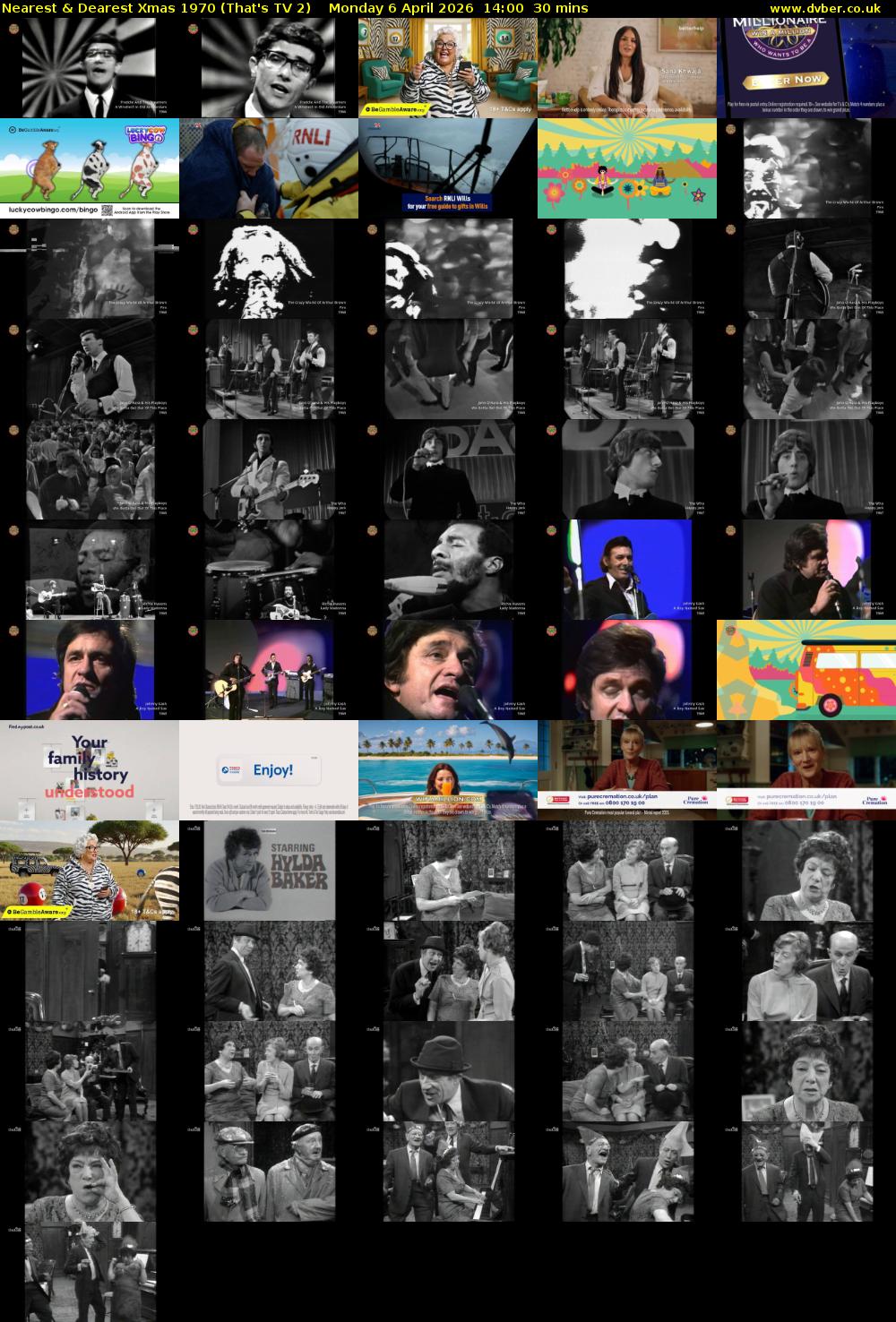 Nearest & Dearest Xmas 1970 (That's TV 2) Monday 6 April 2026 14:00 - 14:30