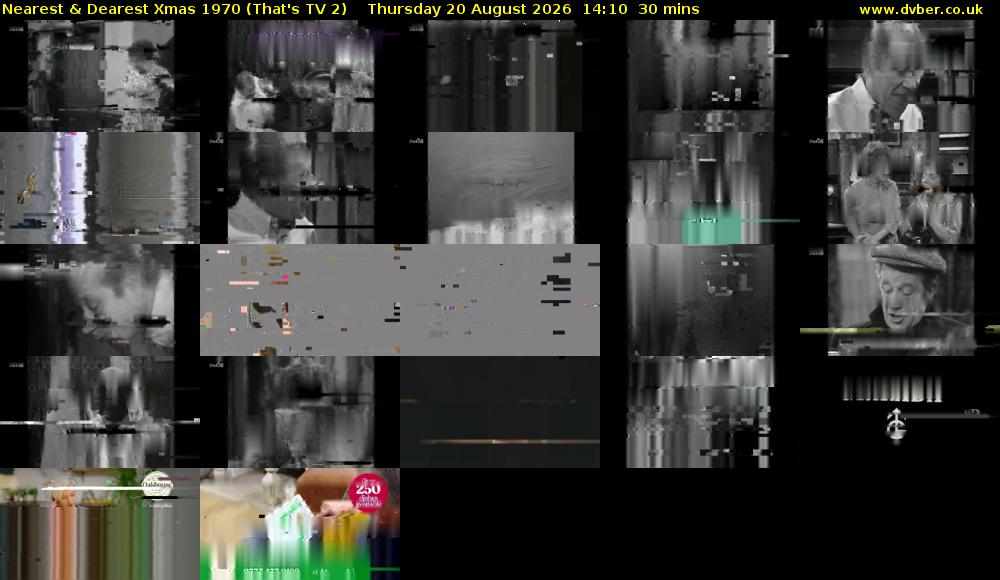 Nearest & Dearest Xmas 1970 (That's TV 2) Thursday 20 August 2026 14:10 - 14:40