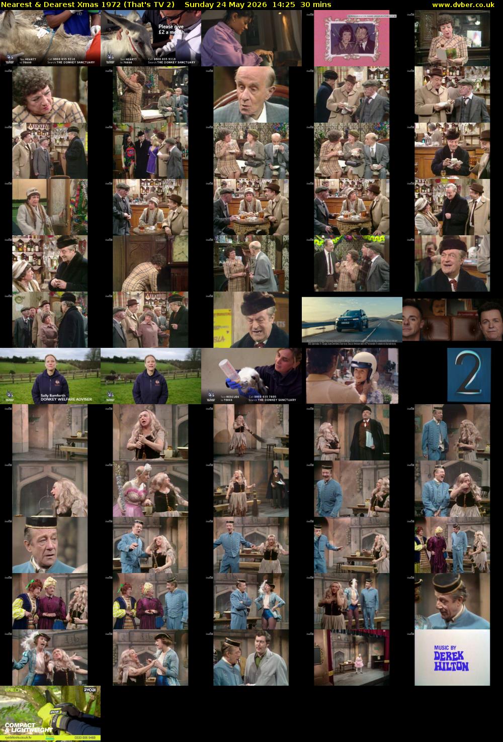 Nearest & Dearest Xmas 1972 (That's TV 2) Sunday 24 May 2026 14:25 - 14:55