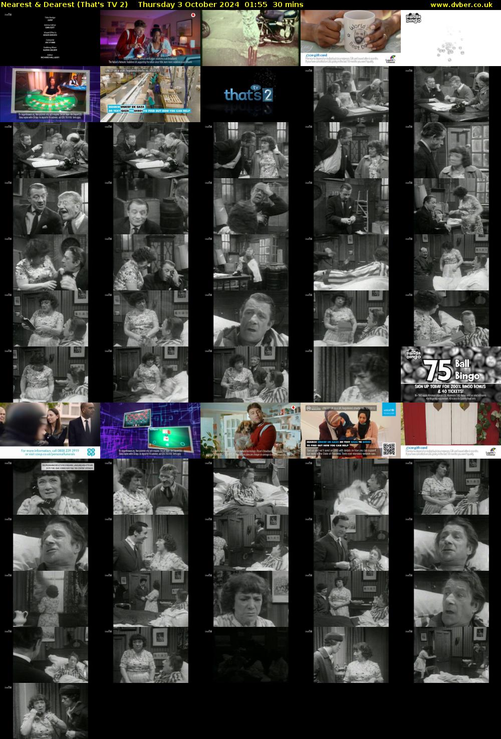 Nearest & Dearest (That's TV 2) Thursday 3 October 2024 01:55 - 02:25