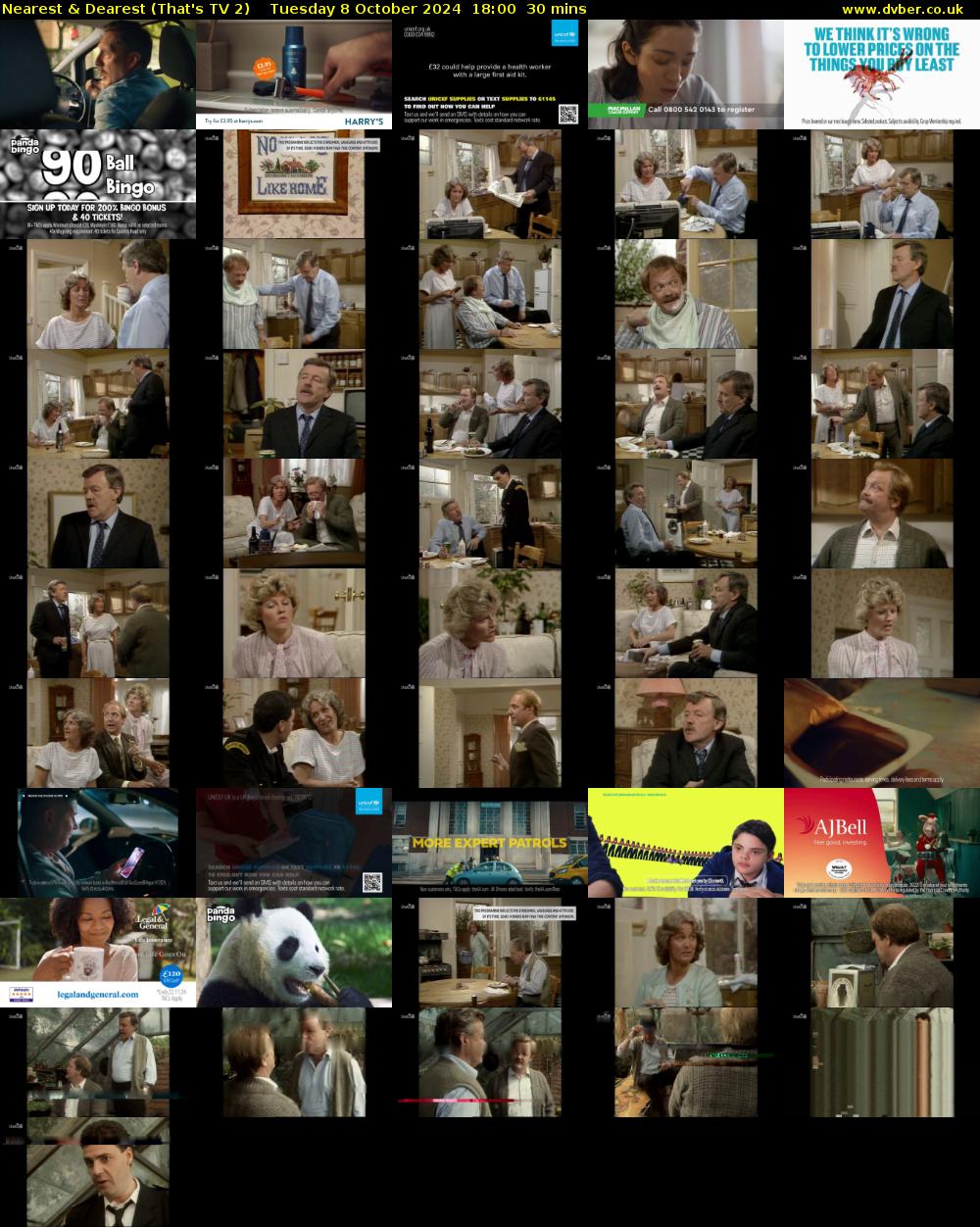 Nearest & Dearest (That's TV 2) Tuesday 8 October 2024 18:00 - 18:30