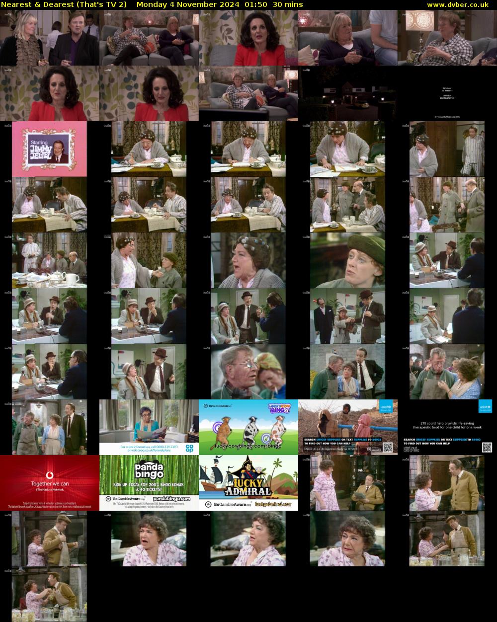 Nearest & Dearest (That's TV 2) Monday 4 November 2024 01:50 - 02:20