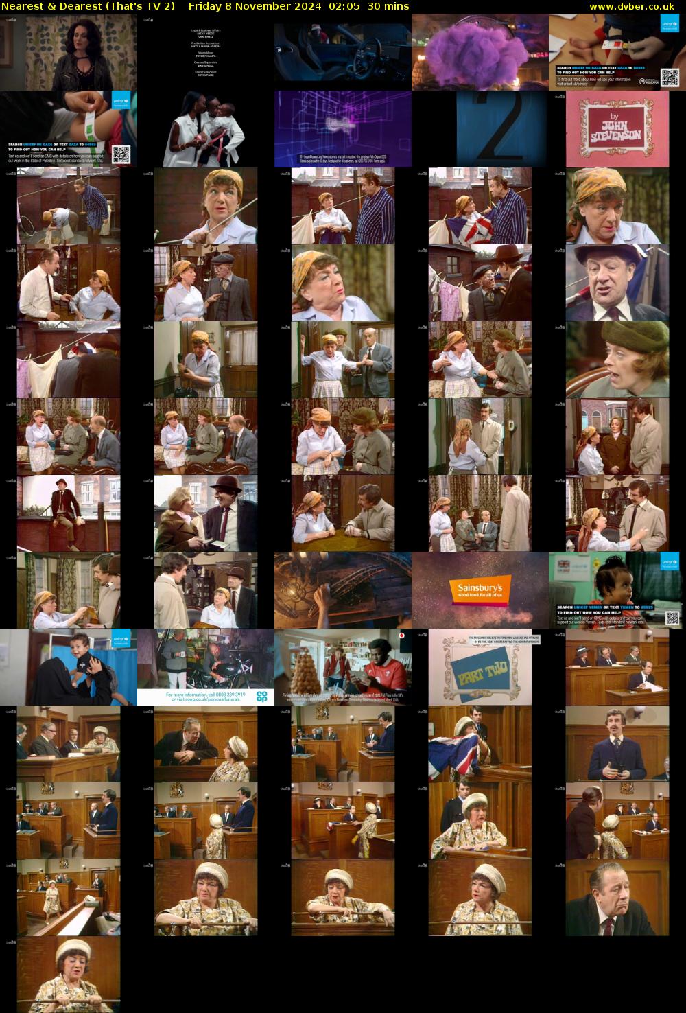 Nearest & Dearest (That's TV 2) Friday 8 November 2024 02:05 - 02:35