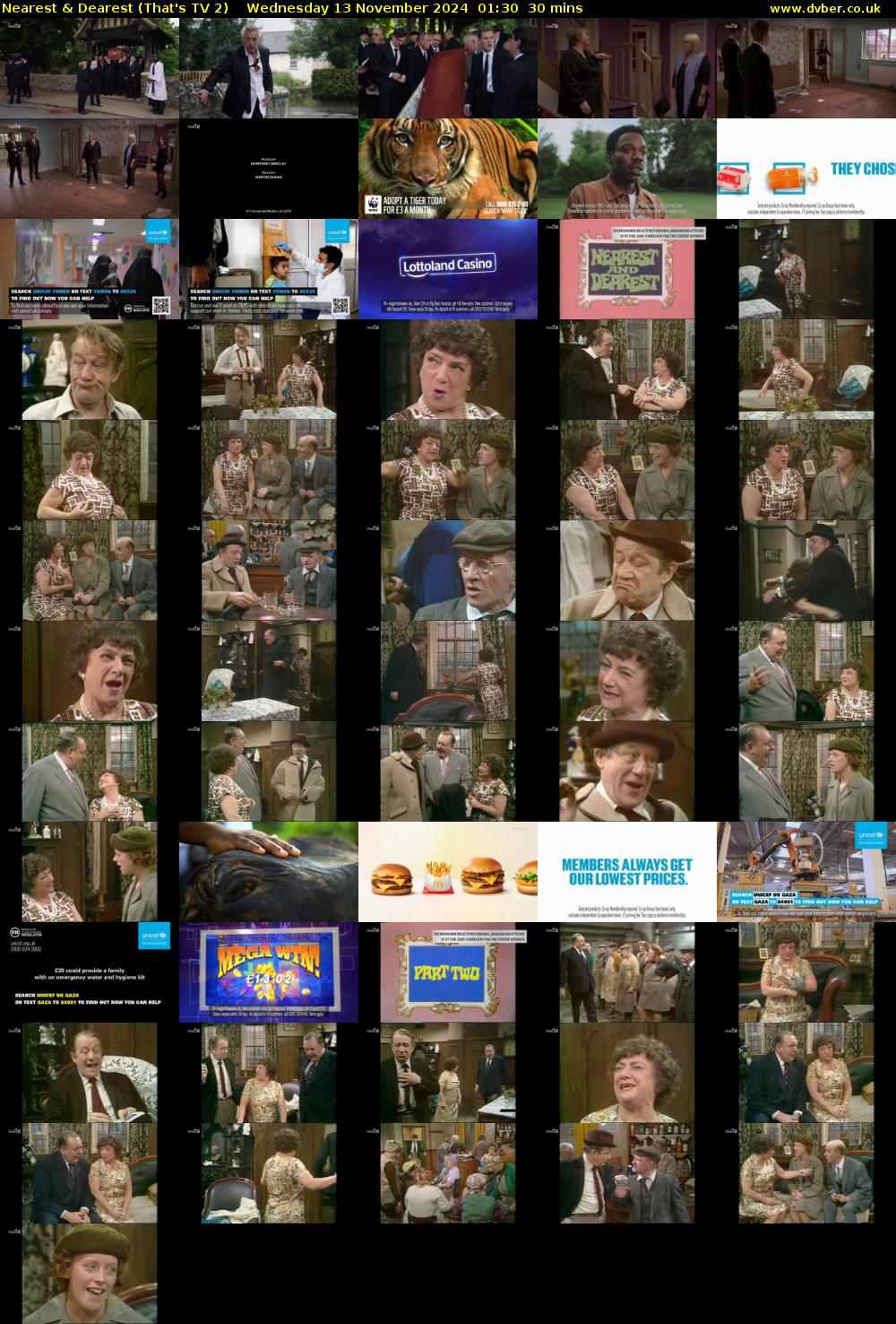 Nearest & Dearest (That's TV 2) Wednesday 13 November 2024 01:30 - 02:00