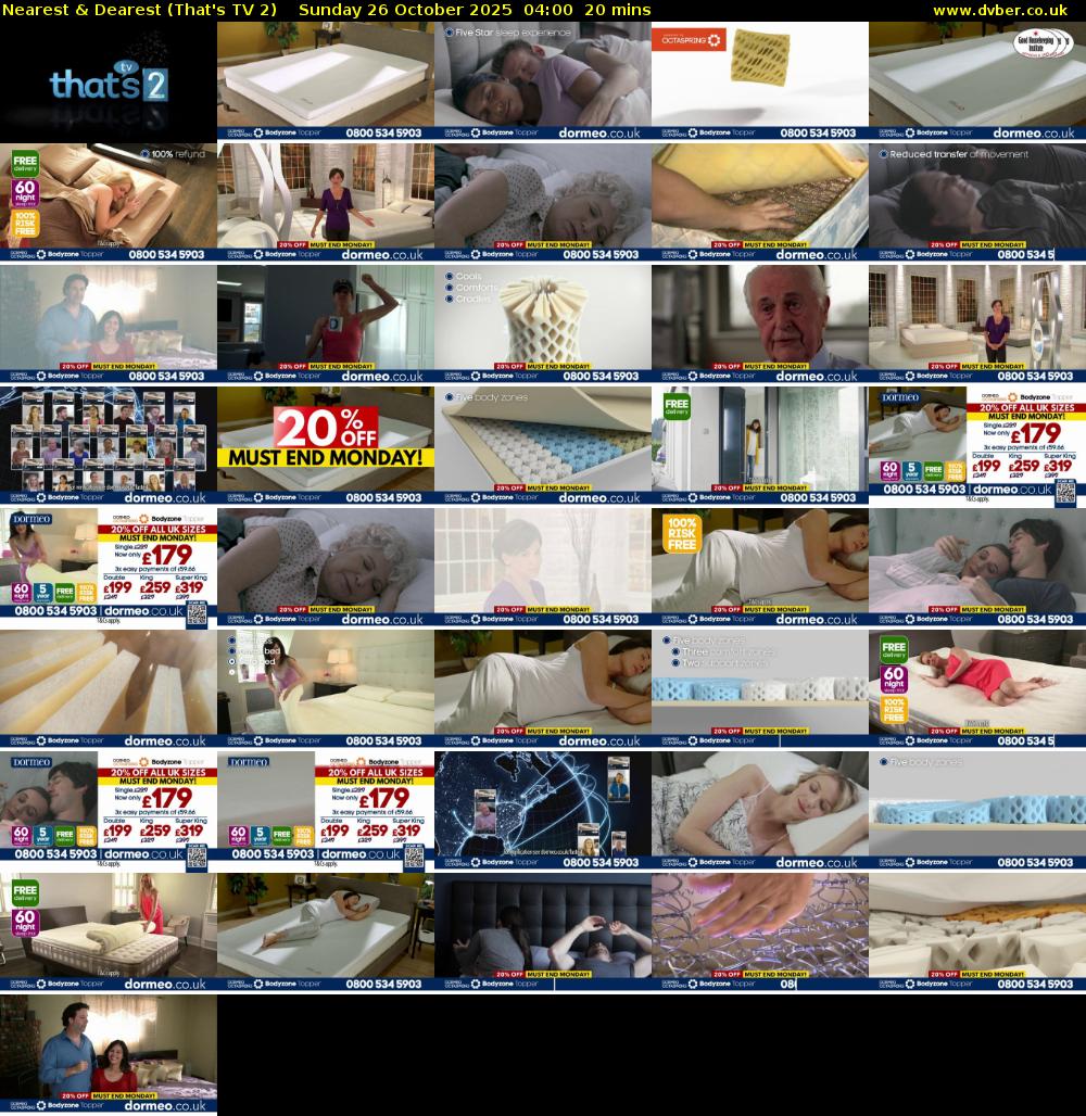 Nearest & Dearest (That's TV 2) Sunday 26 October 2025 04:00 - 04:20