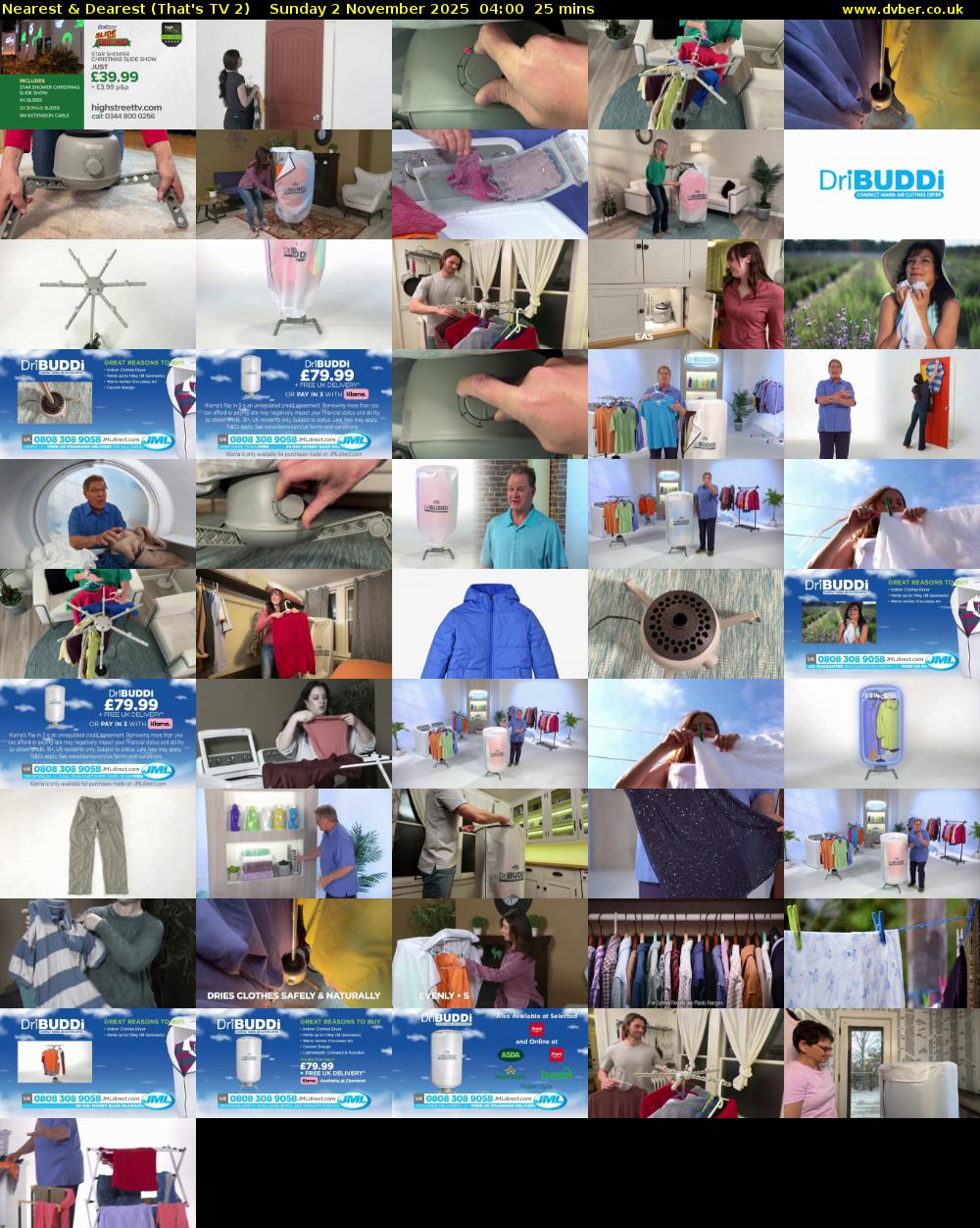 Nearest & Dearest (That's TV 2) Sunday 2 November 2025 04:00 - 04:25