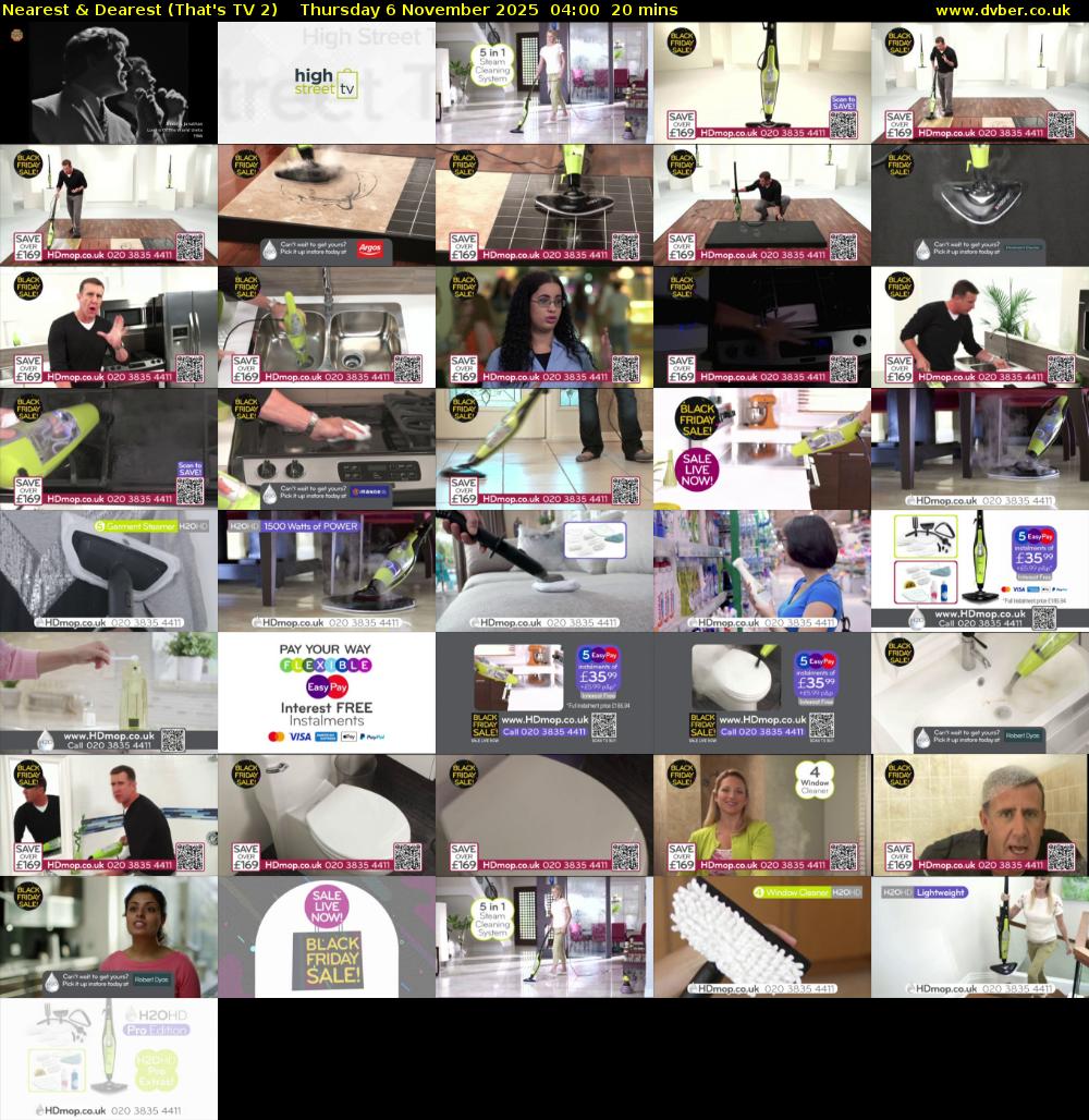 Nearest & Dearest (That's TV 2) Thursday 6 November 2025 04:00 - 04:20