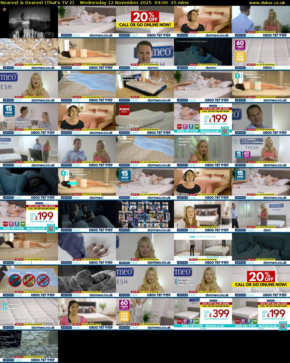 Nearest & Dearest (That's TV 2) Wednesday 12 November 2025 04:00 - 04:25