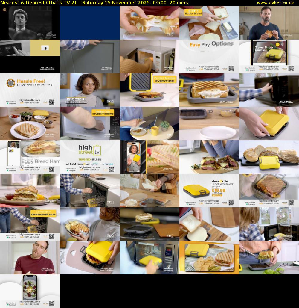 Nearest & Dearest (That's TV 2) Saturday 15 November 2025 04:00 - 04:20