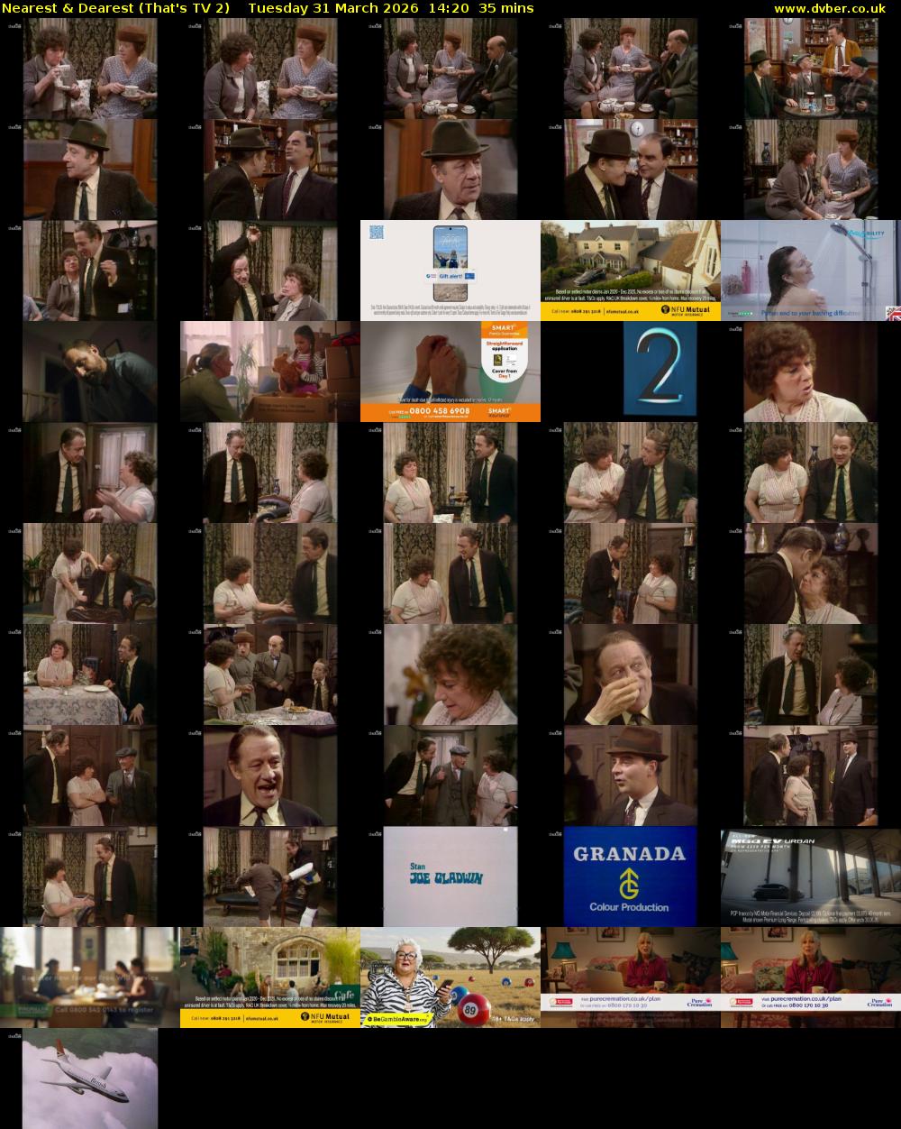 Nearest & Dearest (That's TV 2) Tuesday 31 March 2026 14:20 - 14:55