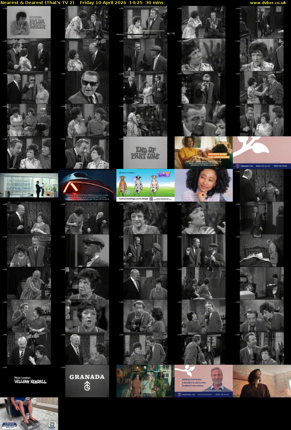 Nearest & Dearest (That's TV 2) Friday 10 April 2026 14:25 - 14:55