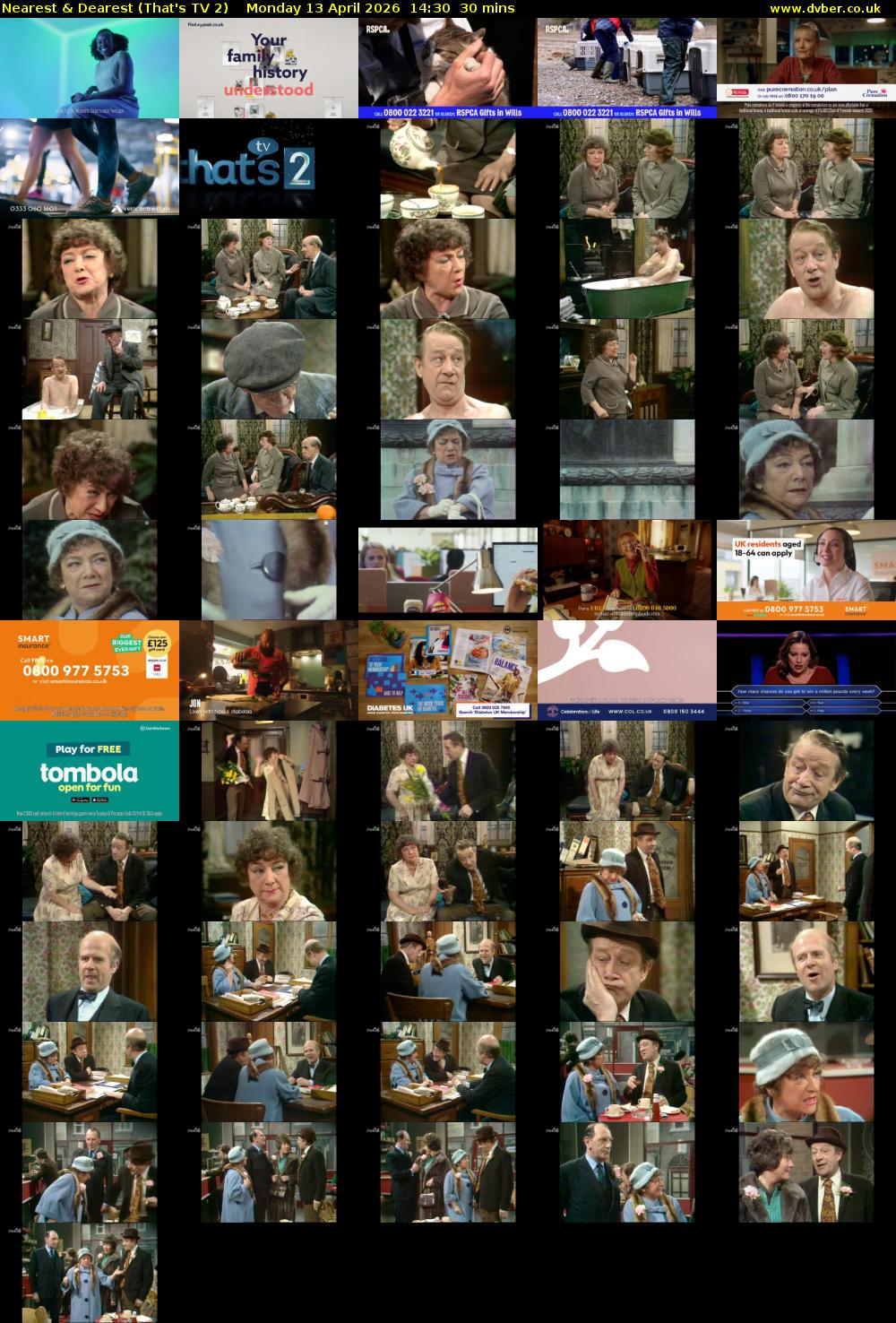 Nearest & Dearest (That's TV 2) Monday 13 April 2026 14:30 - 15:00