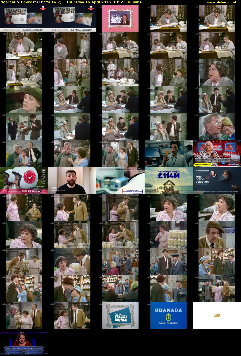 Nearest & Dearest (That's TV 2) Thursday 16 April 2026 13:55 - 14:25