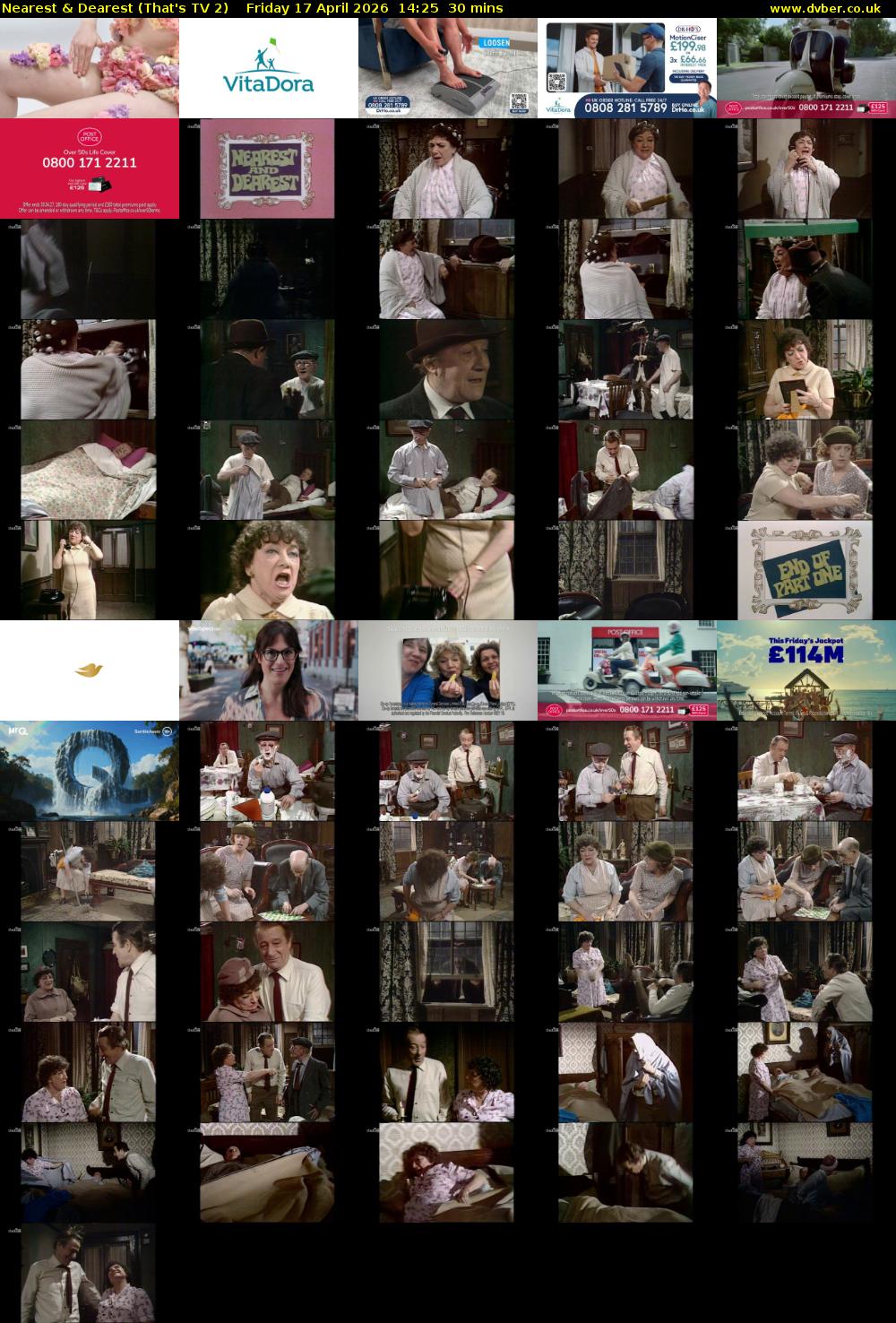 Nearest & Dearest (That's TV 2) Friday 17 April 2026 14:25 - 14:55