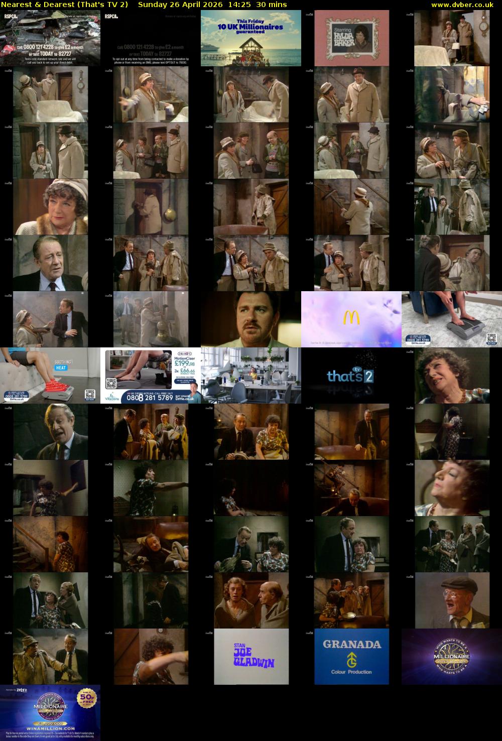 Nearest & Dearest (That's TV 2) Sunday 26 April 2026 14:25 - 14:55