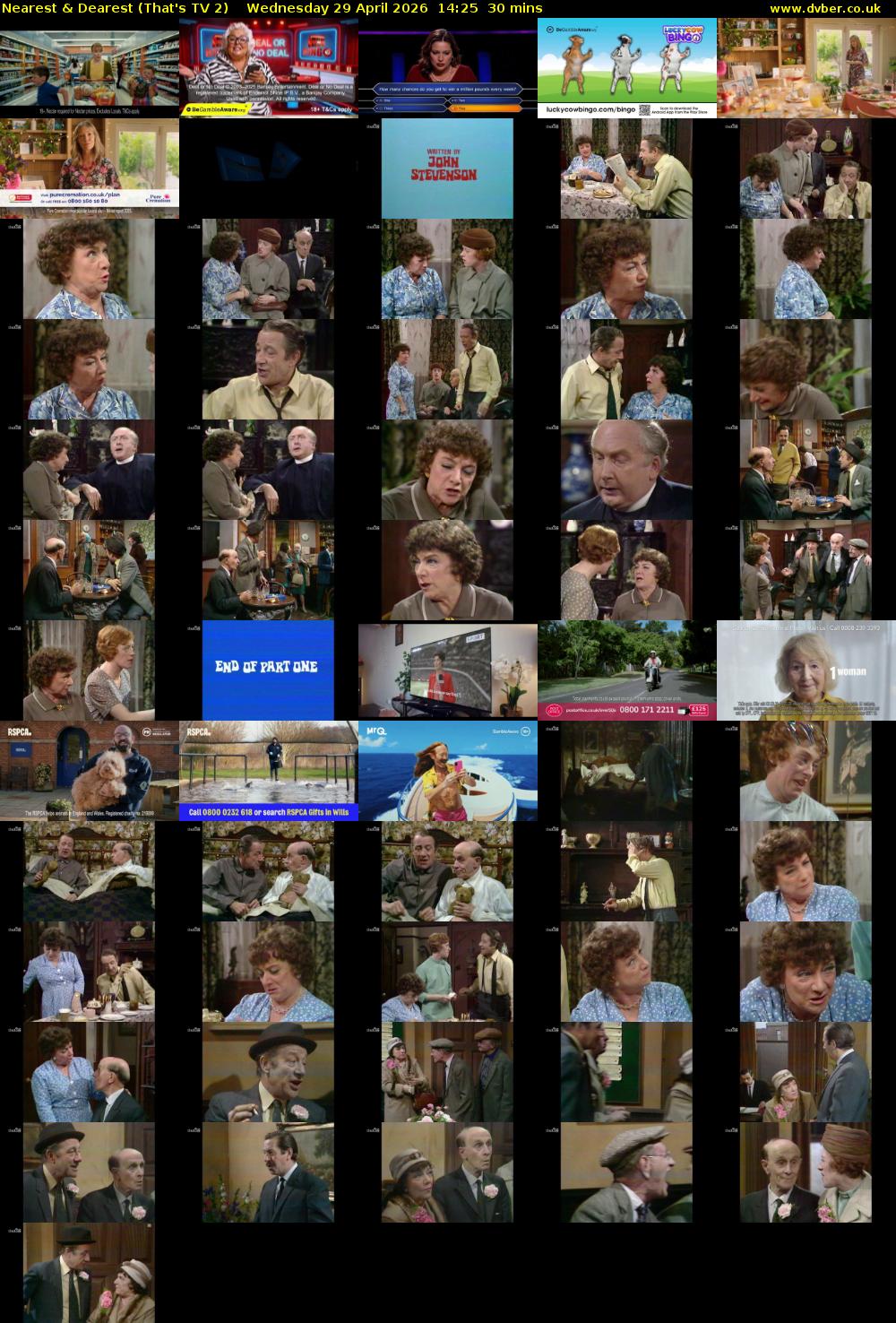 Nearest & Dearest (That's TV 2) Wednesday 29 April 2026 14:25 - 14:55