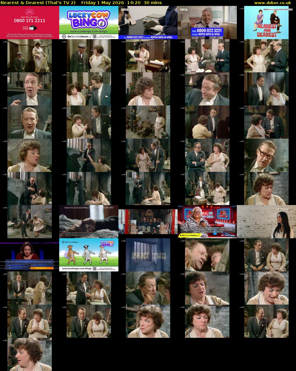 Nearest & Dearest (That's TV 2) Friday 1 May 2026 14:20 - 14:50