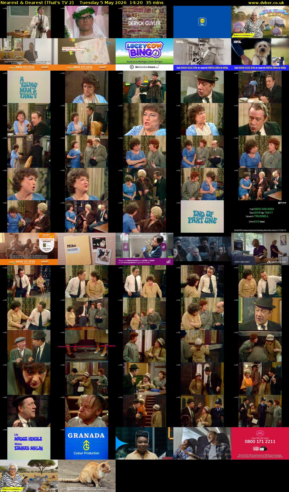 Nearest & Dearest (That's TV 2) Tuesday 5 May 2026 14:20 - 14:55