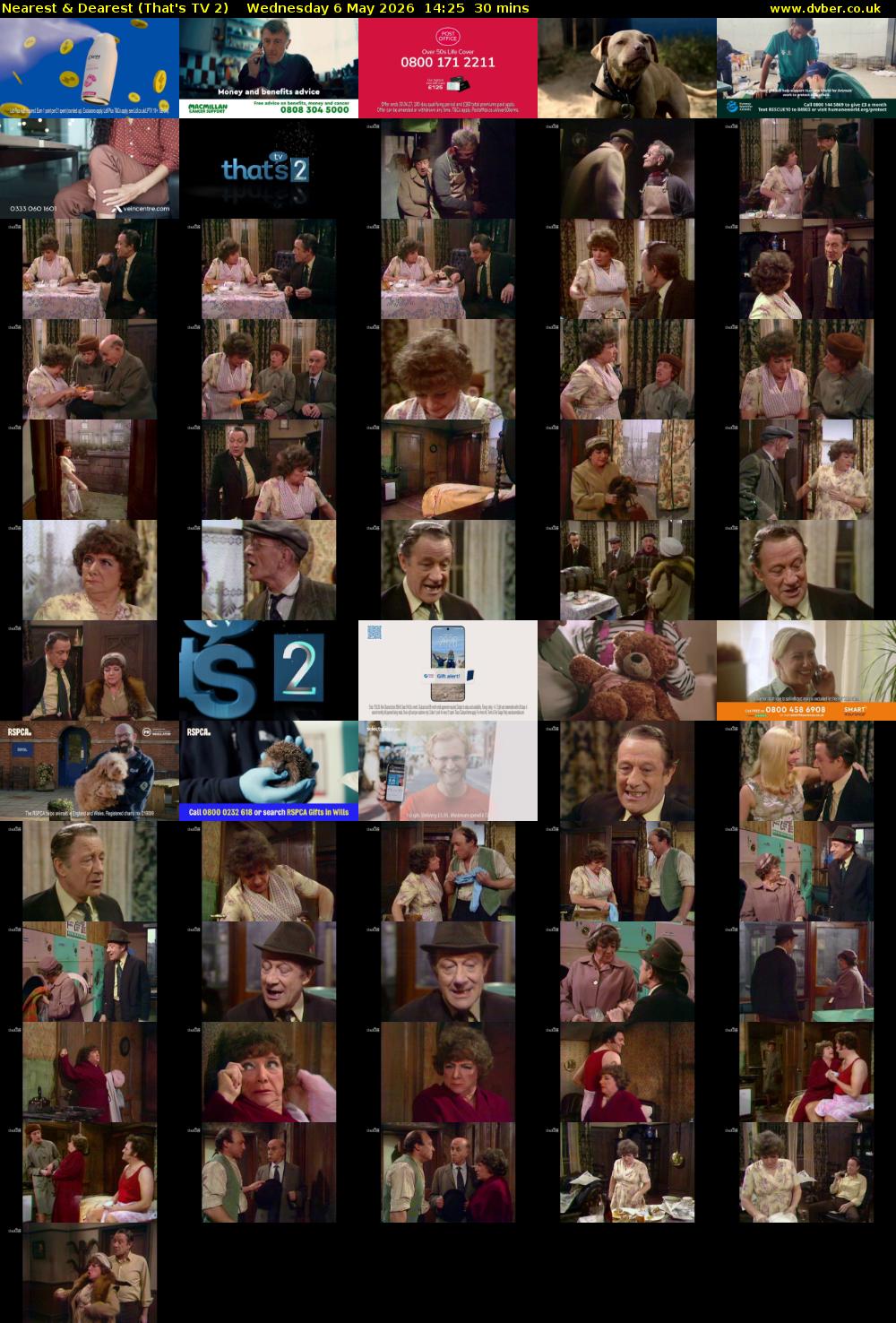 Nearest & Dearest (That's TV 2) Wednesday 6 May 2026 14:25 - 14:55