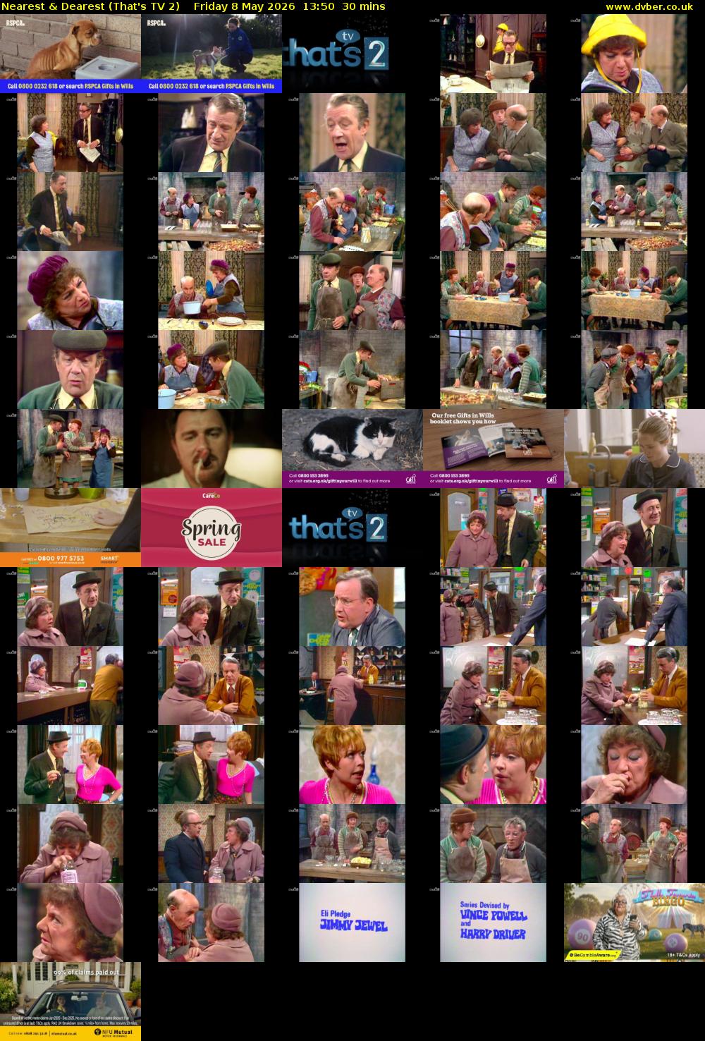 Nearest & Dearest (That's TV 2) Friday 8 May 2026 13:50 - 14:20
