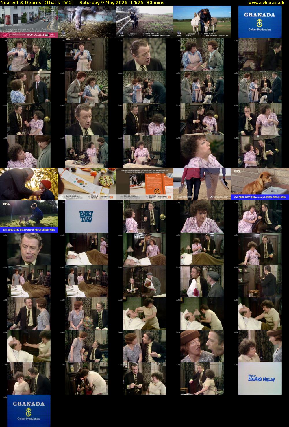 Nearest & Dearest (That's TV 2) Saturday 9 May 2026 14:25 - 14:55