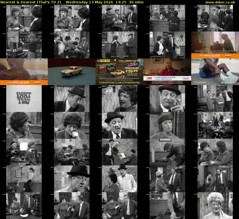 Nearest & Dearest (That's TV 2) Wednesday 13 May 2026 14:25 - 14:55