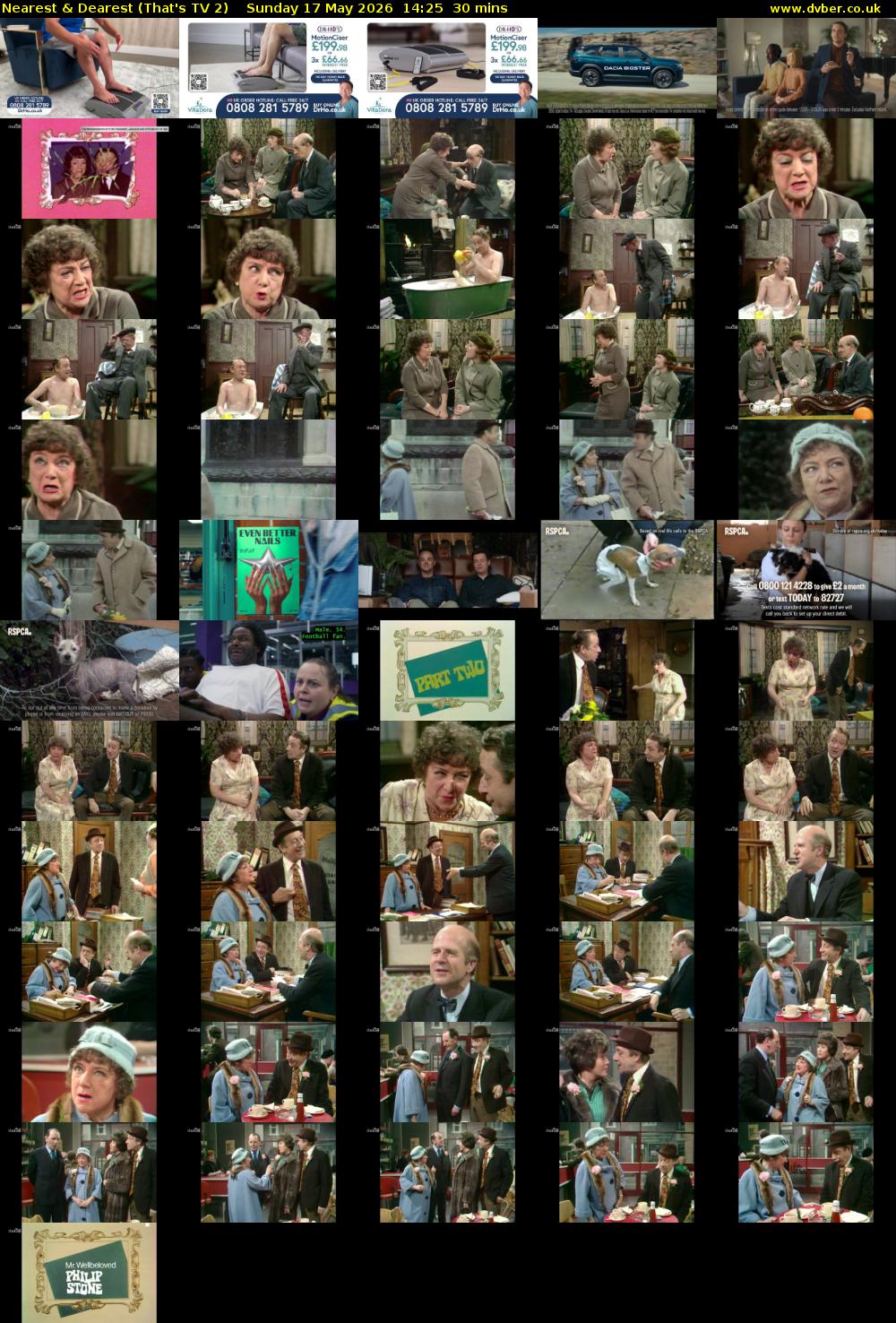 Nearest & Dearest (That's TV 2) Sunday 17 May 2026 14:25 - 14:55