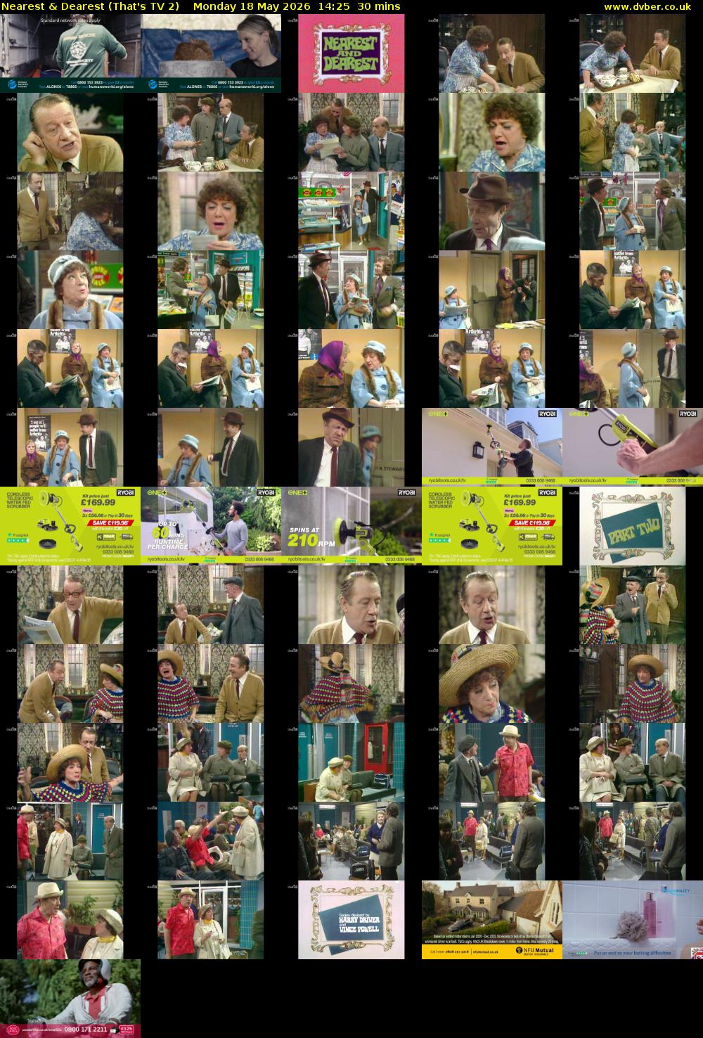 Nearest & Dearest (That's TV 2) Monday 18 May 2026 14:25 - 14:55