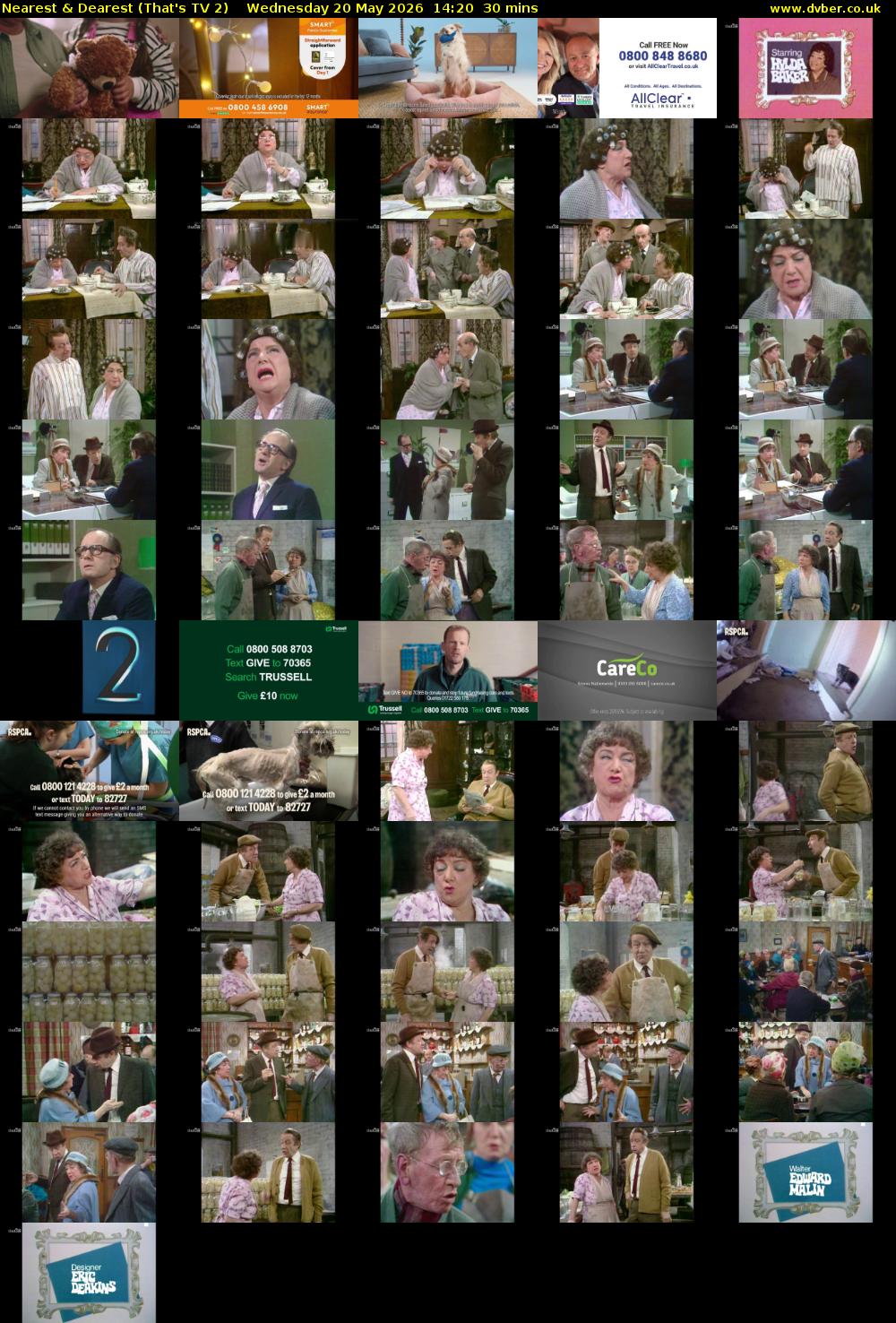 Nearest & Dearest (That's TV 2) Wednesday 20 May 2026 14:20 - 14:50