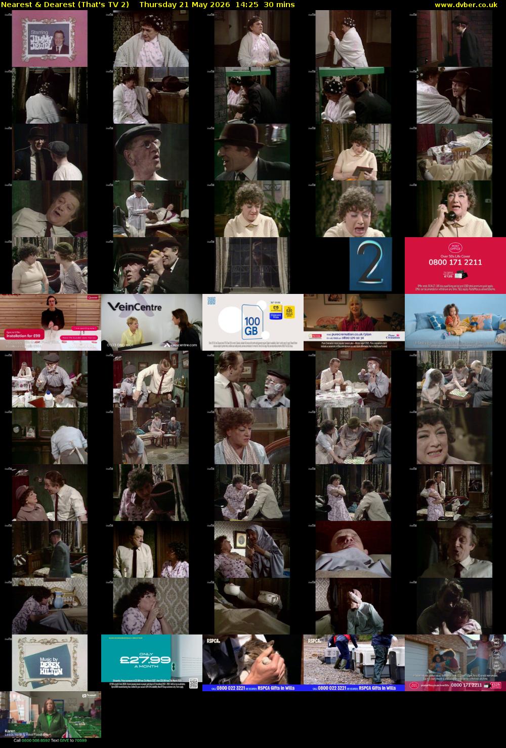 Nearest & Dearest (That's TV 2) Thursday 21 May 2026 14:25 - 14:55