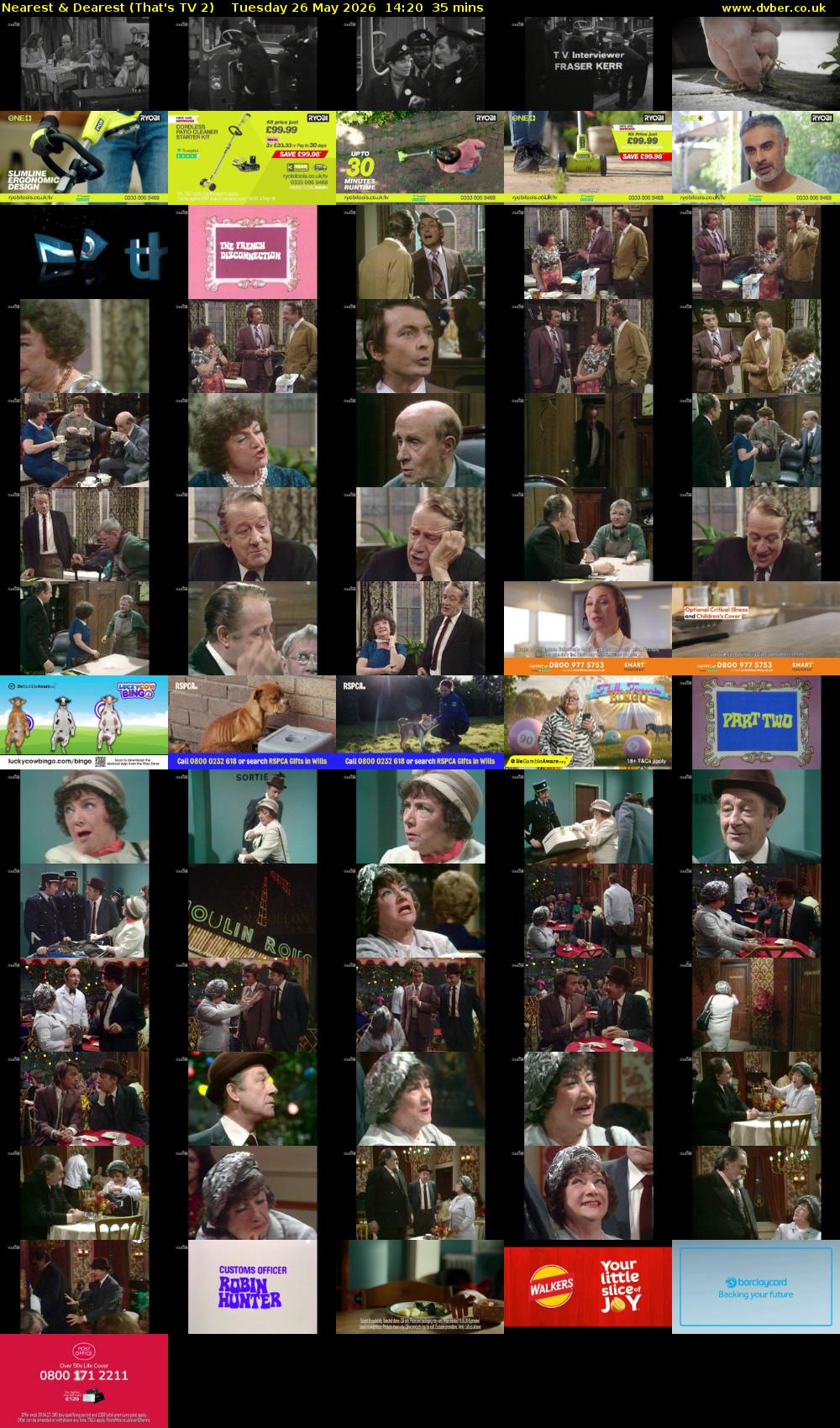 Nearest & Dearest (That's TV 2) Tuesday 26 May 2026 14:20 - 14:55