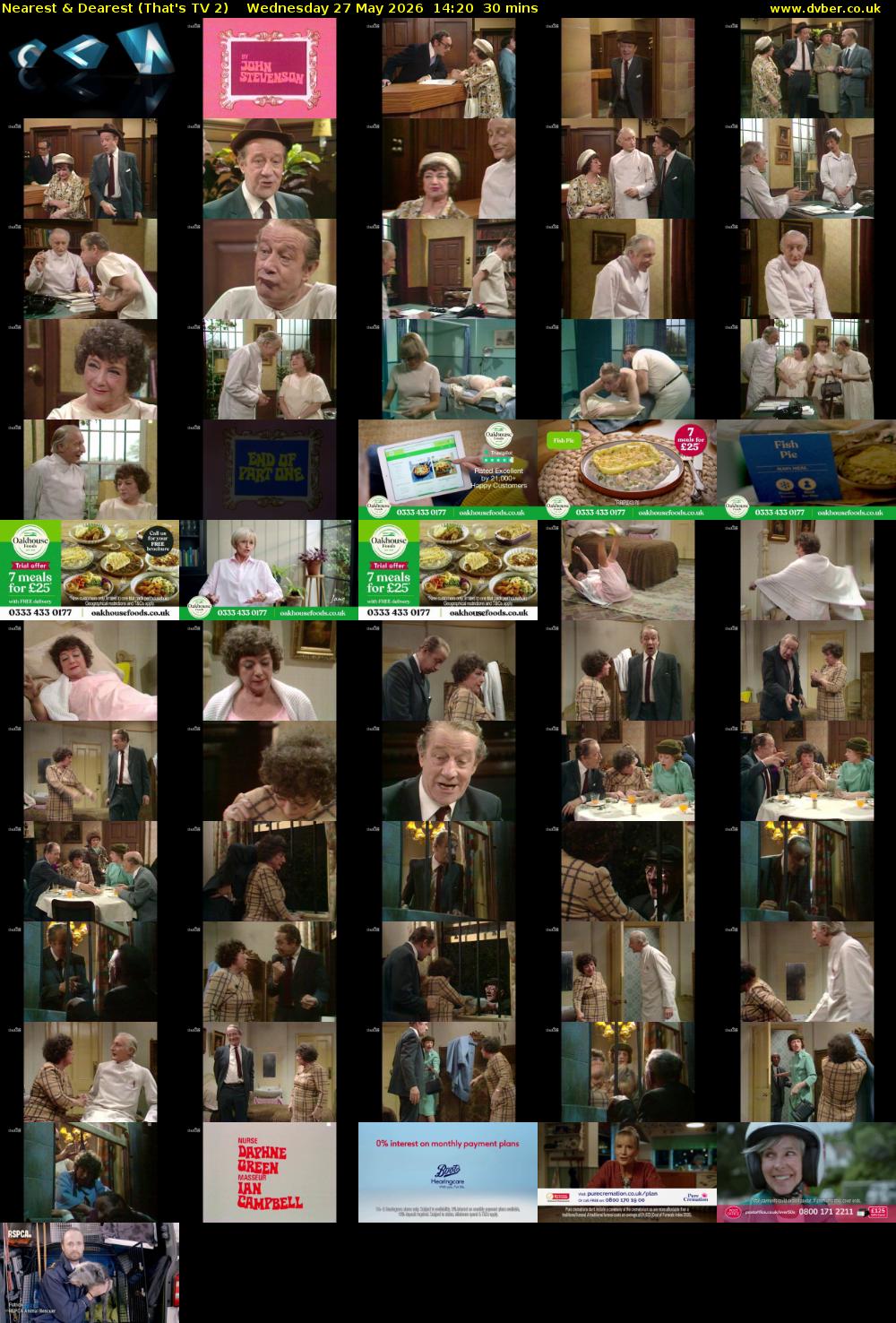 Nearest & Dearest (That's TV 2) Wednesday 27 May 2026 14:20 - 14:50