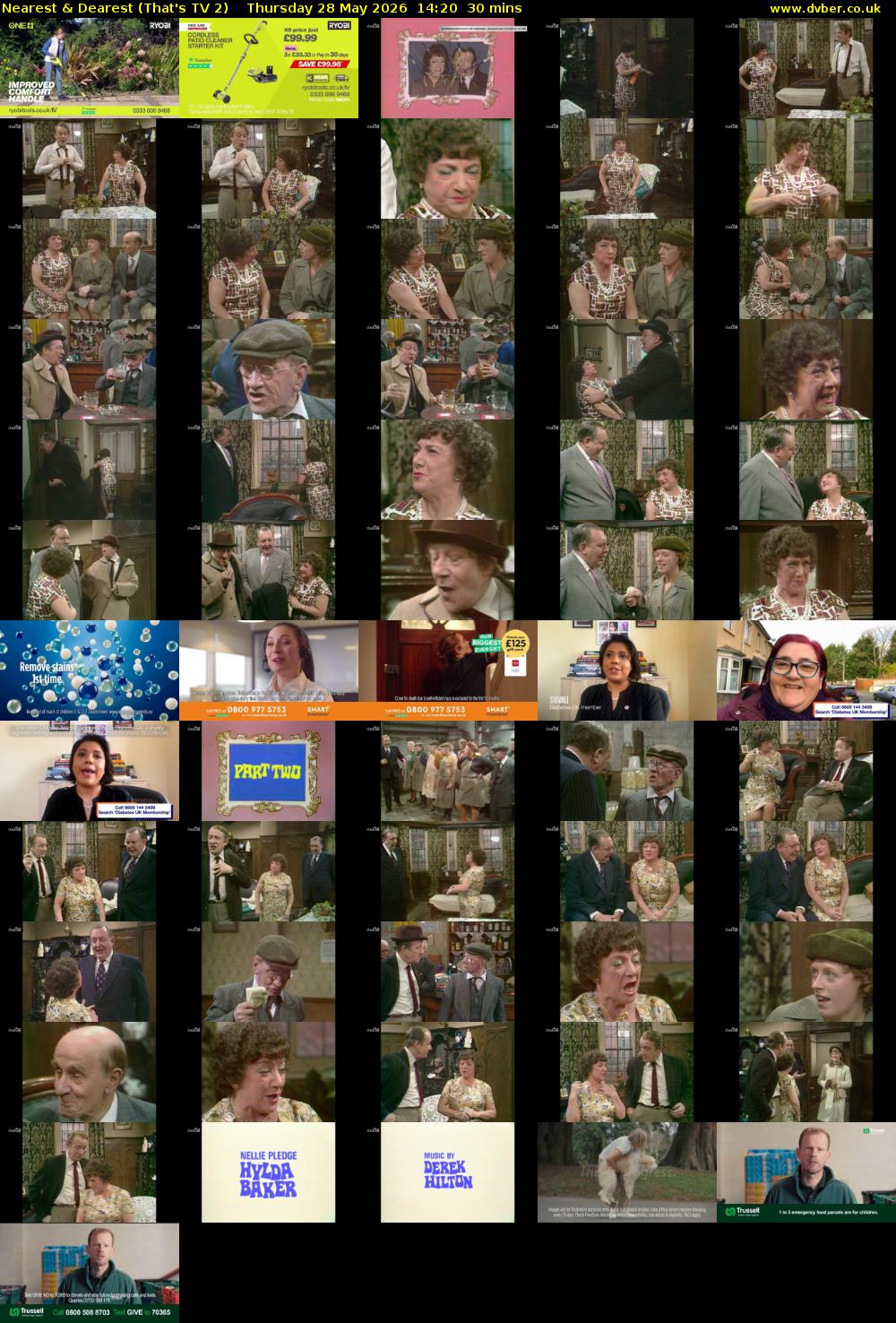 Nearest & Dearest (That's TV 2) Thursday 28 May 2026 14:20 - 14:50