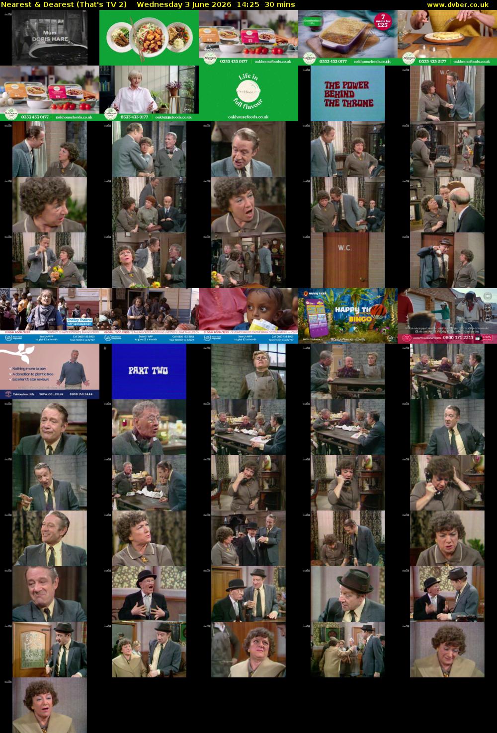 Nearest & Dearest (That's TV 2) Wednesday 3 June 2026 14:25 - 14:55