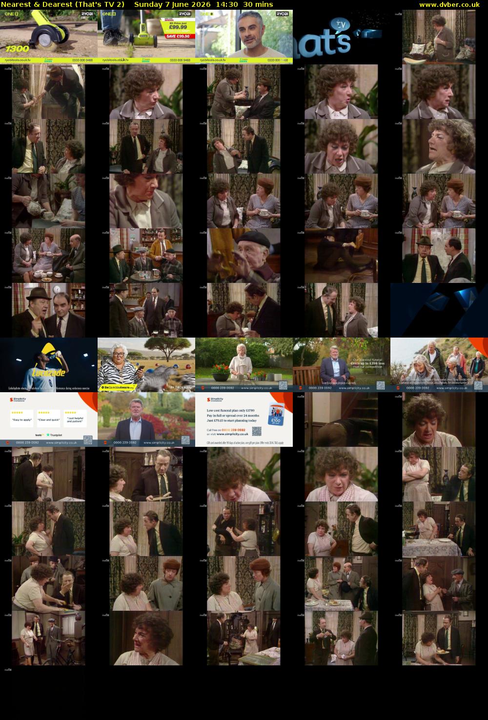 Nearest & Dearest (That's TV 2) Sunday 7 June 2026 14:30 - 15:00