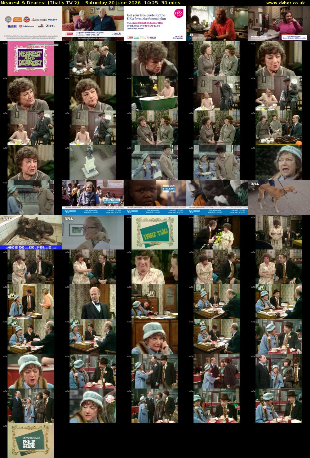 Nearest & Dearest (That's TV 2) Saturday 20 June 2026 14:25 - 14:55