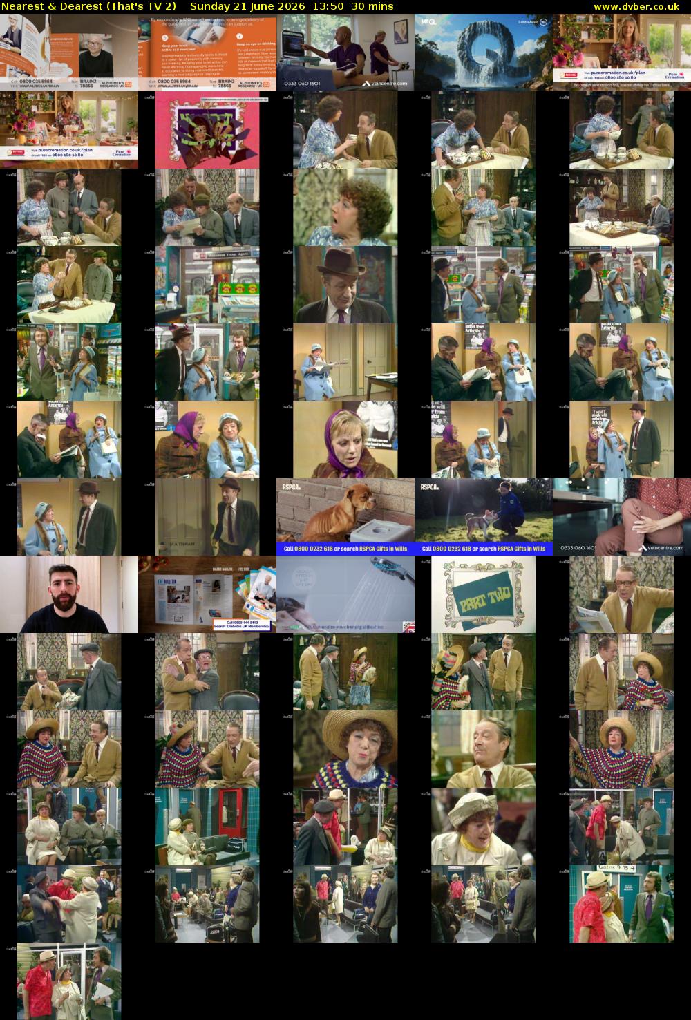 Nearest & Dearest (That's TV 2) Sunday 21 June 2026 13:50 - 14:20