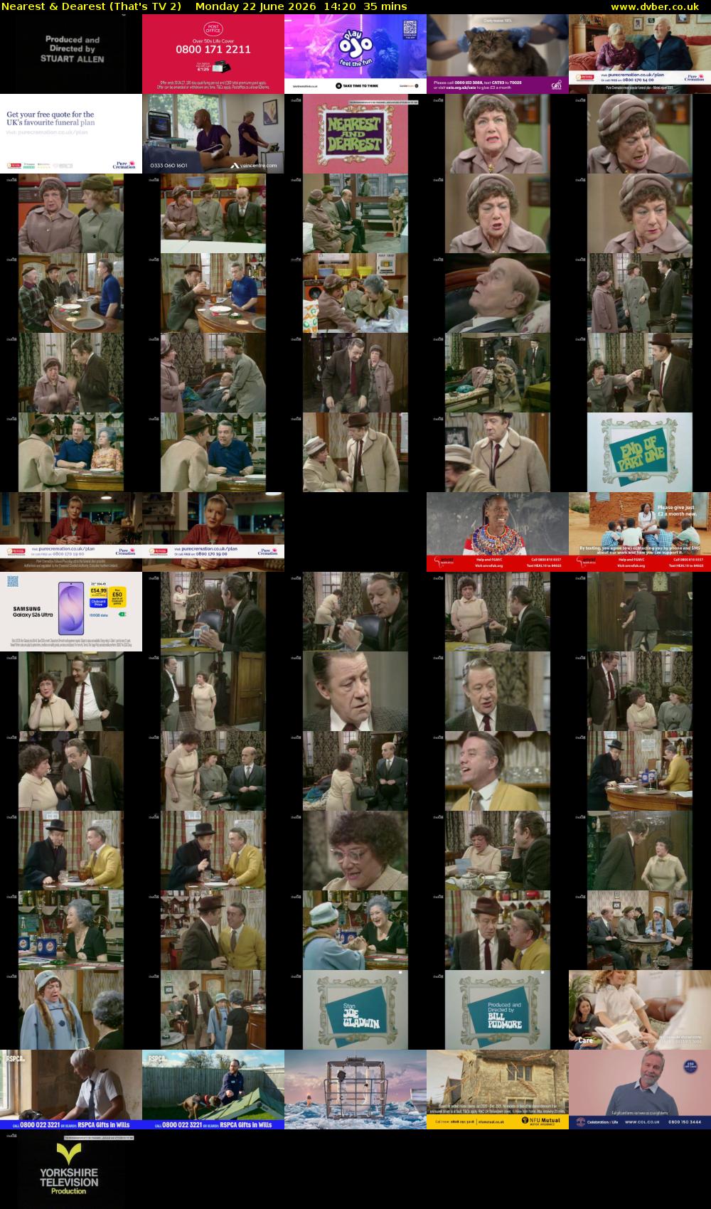 Nearest & Dearest (That's TV 2) Monday 22 June 2026 14:20 - 14:55