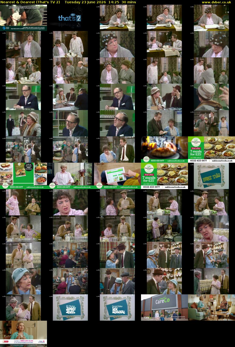 Nearest & Dearest (That's TV 2) Tuesday 23 June 2026 14:25 - 14:55