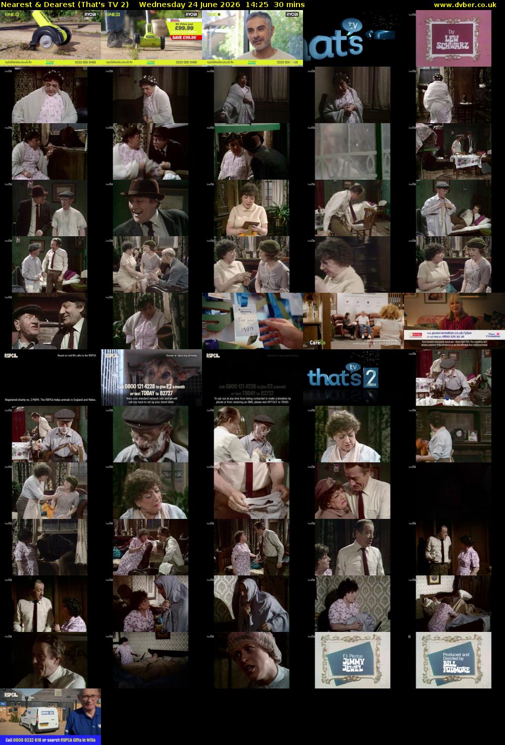 Nearest & Dearest (That's TV 2) Wednesday 24 June 2026 14:25 - 14:55