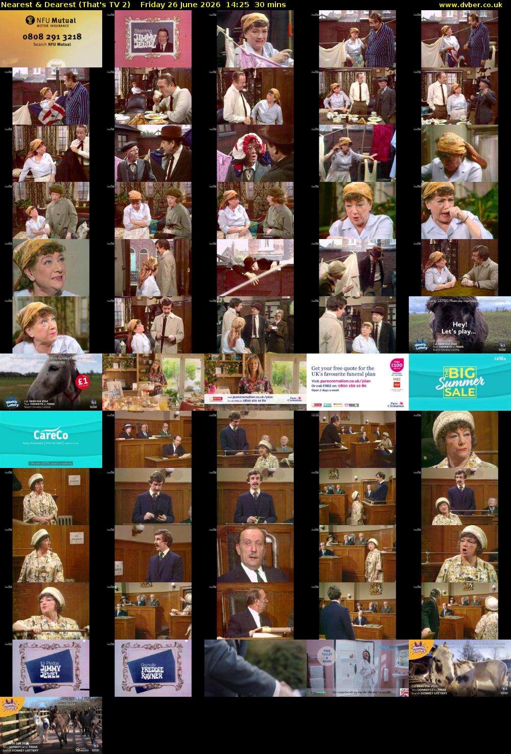 Nearest & Dearest (That's TV 2) Friday 26 June 2026 14:25 - 14:55