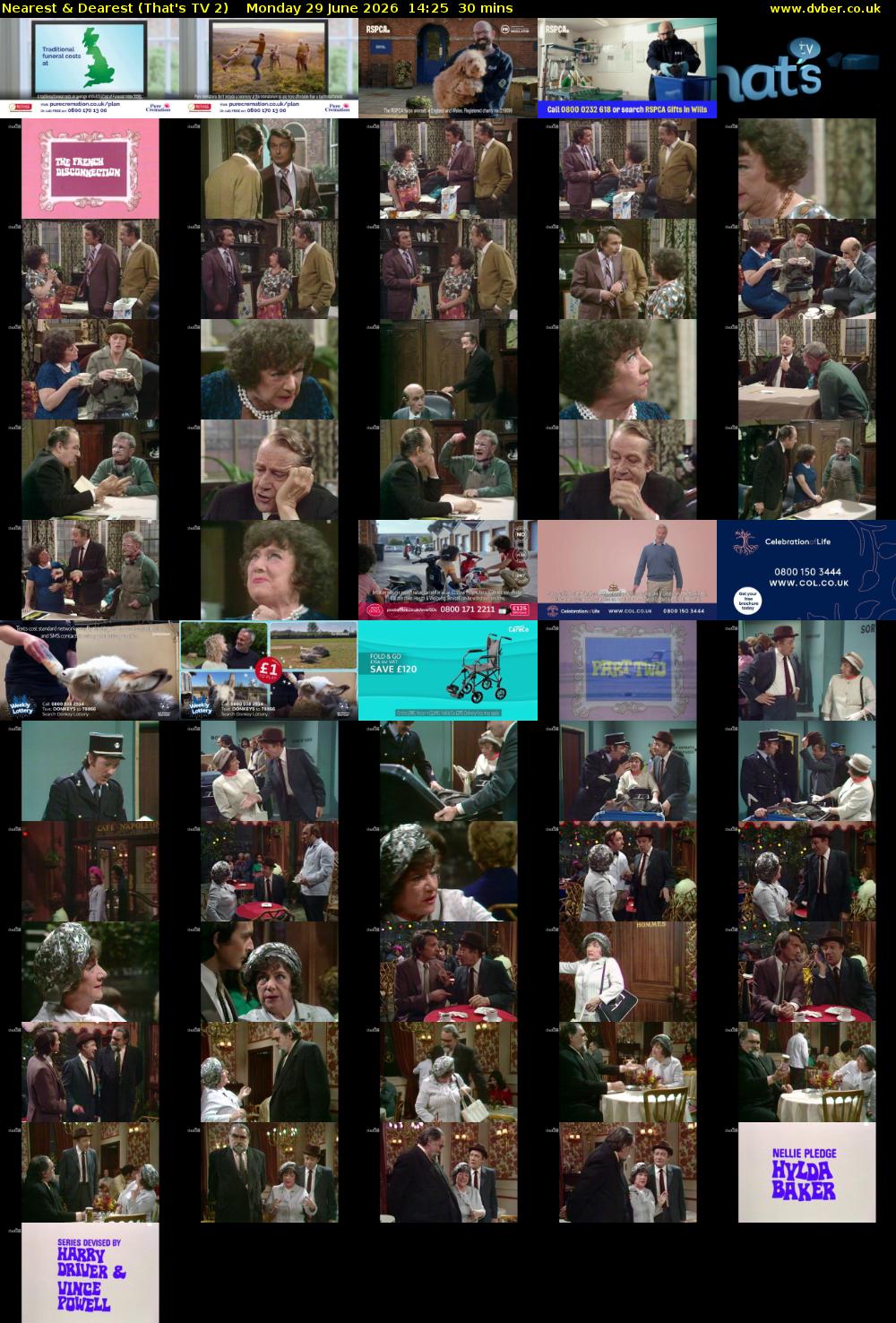 Nearest & Dearest (That's TV 2) Monday 29 June 2026 14:25 - 14:55