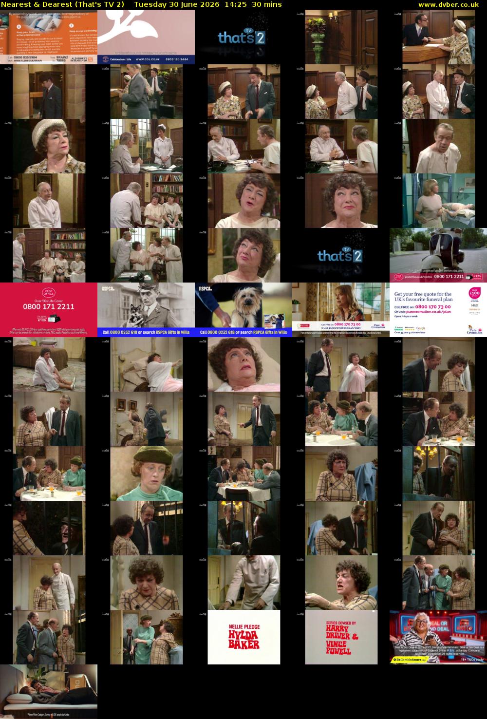 Nearest & Dearest (That's TV 2) Tuesday 30 June 2026 14:25 - 14:55
